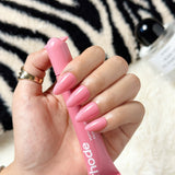 Barbiecore | Salon Quality Press-on Nails Kit – Short Almond Bubblegum Pink