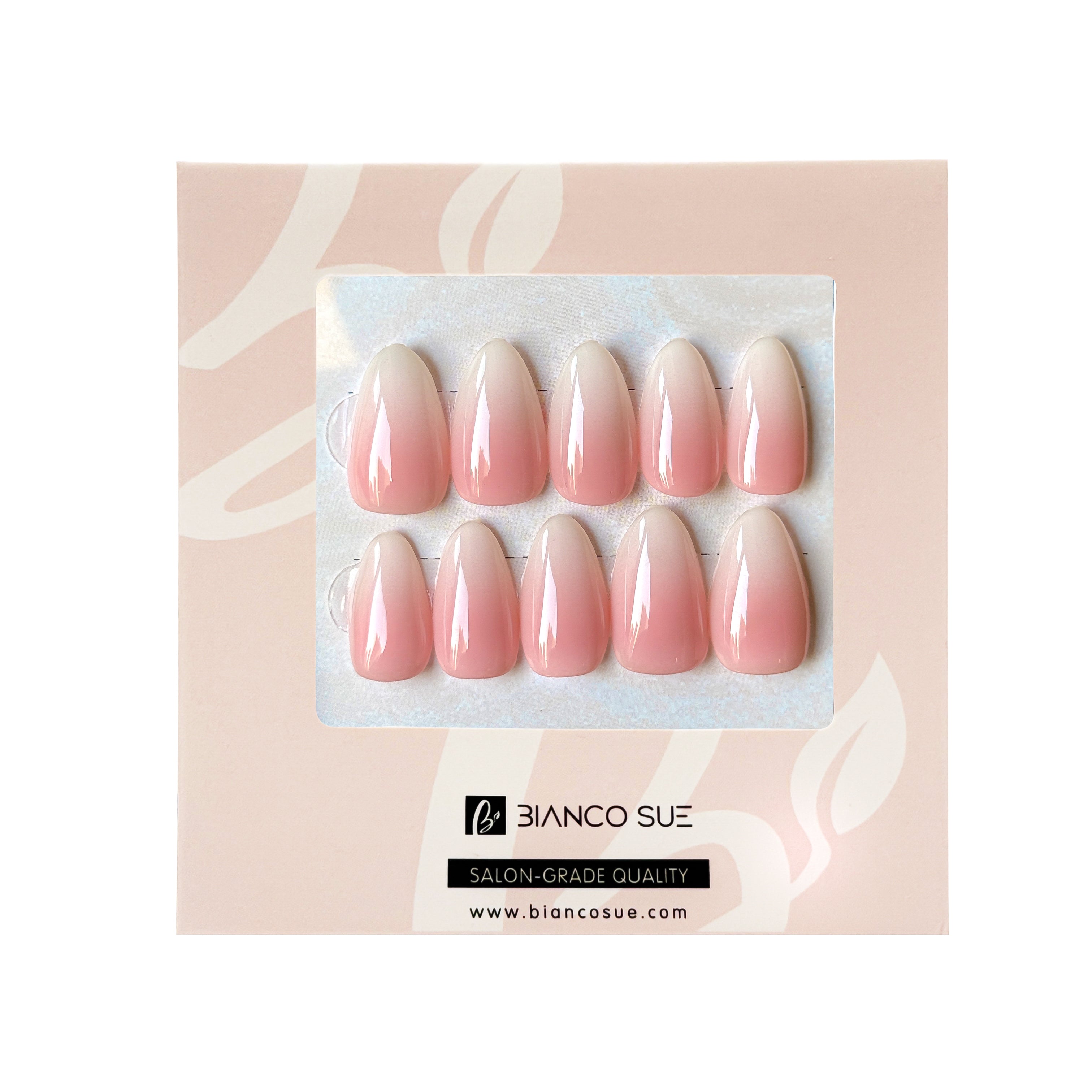 "Dreamy Fade Short Almond Ombre Pink Press-On Nails Kit – A soft gradient of pink hues creates a dreamy, ombre effect on these short almond-shaped nails. Perfect for a chic, understated look, these press-ons offer a flawless finish with a smooth blend of color that’s both elegant and trendy. Quick to apply for a salon-worthy manicure at home."  Let me know if you’d like any changes!