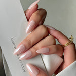 Salon Quality Press-on Nail Kit | Medium Almond Pink Press-on Nails Kit