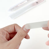 Crystal Nail File & Cuticle Pusher Set