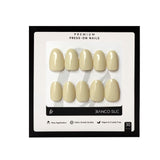Oat Milk – Short Oval Shape | Salon Quality Press-on Nails Kit – Creamy Neutral Nails Design Name: Oat Milk — Press-on Nails