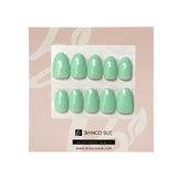 Mint Gelato – Short Oval Shape | Salon Quality Press-on Nails Kit – Fresh Mint Green Nails