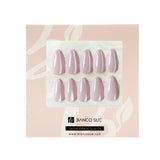 Moonlit Pink- Short Almond Cat-Eye Shimmery Pink Press-on Nails Kit