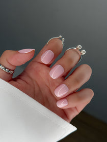 Salon Quality Press-on Nails Kit - Extra Short Squoval Blush-Pink