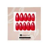 The Red | Salon Quality Press-on Nails Kit – Medium Almond Classic Bright Red